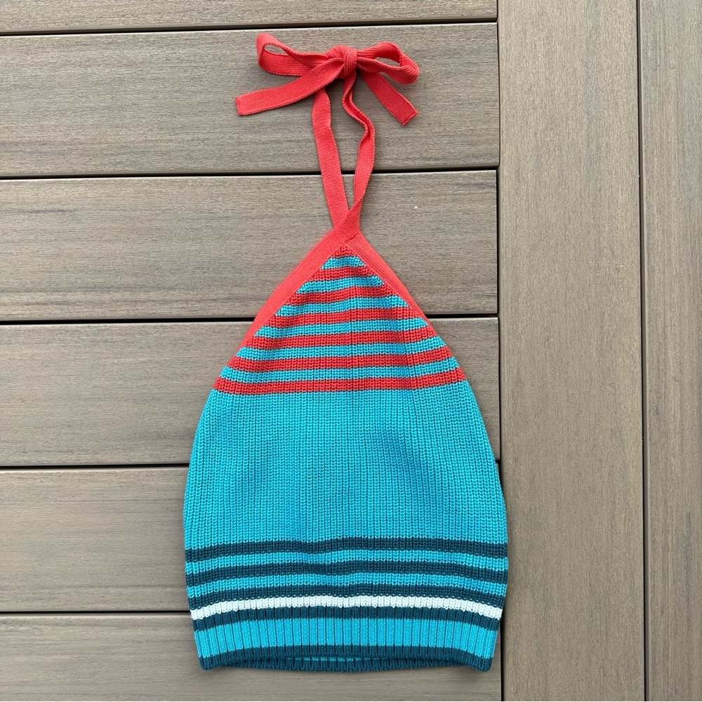 Zara Halter Knit Top